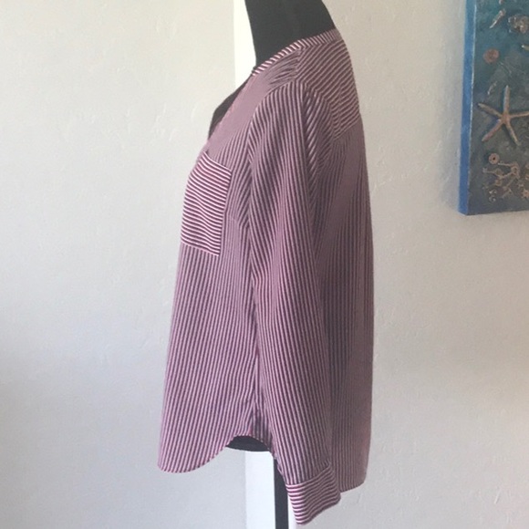 Cabi Franklin Blouse Shirt❤️🤍💙 - Picture 5 of 16
